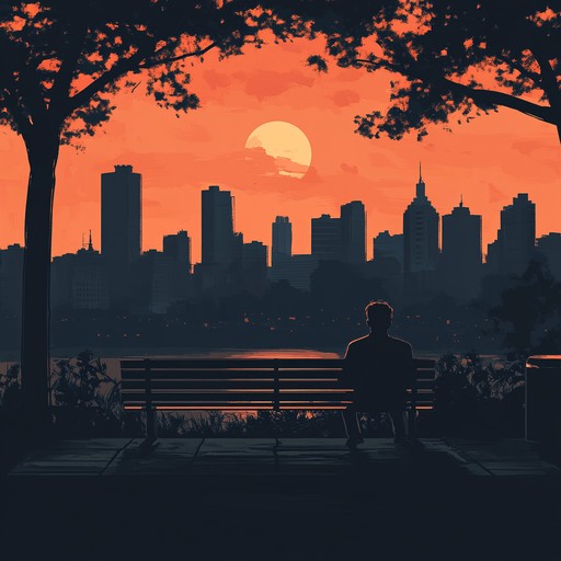 Explore urban soul meditation with mellow hip hop beats merging a deep introspective and soothing ambiance, urging calm reflection and mindfulness