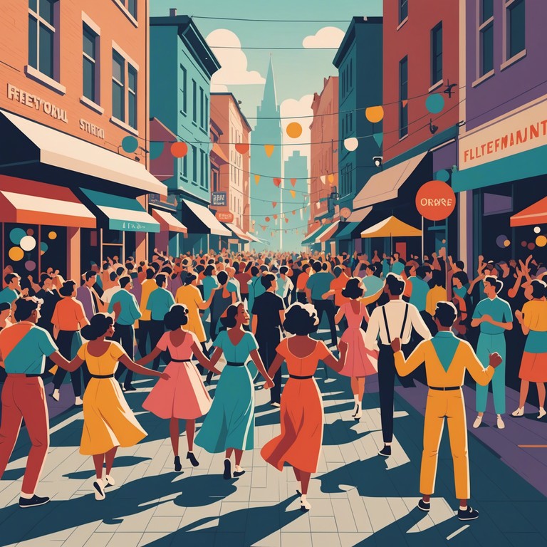 Feel the ground shake under the constant pulse of energetic beats as the vibrant melody captures the essence of a lively carnival. Every tone embodies joy and the spirit of celebration, resembling the electrifying atmosphere of bustling street parades.