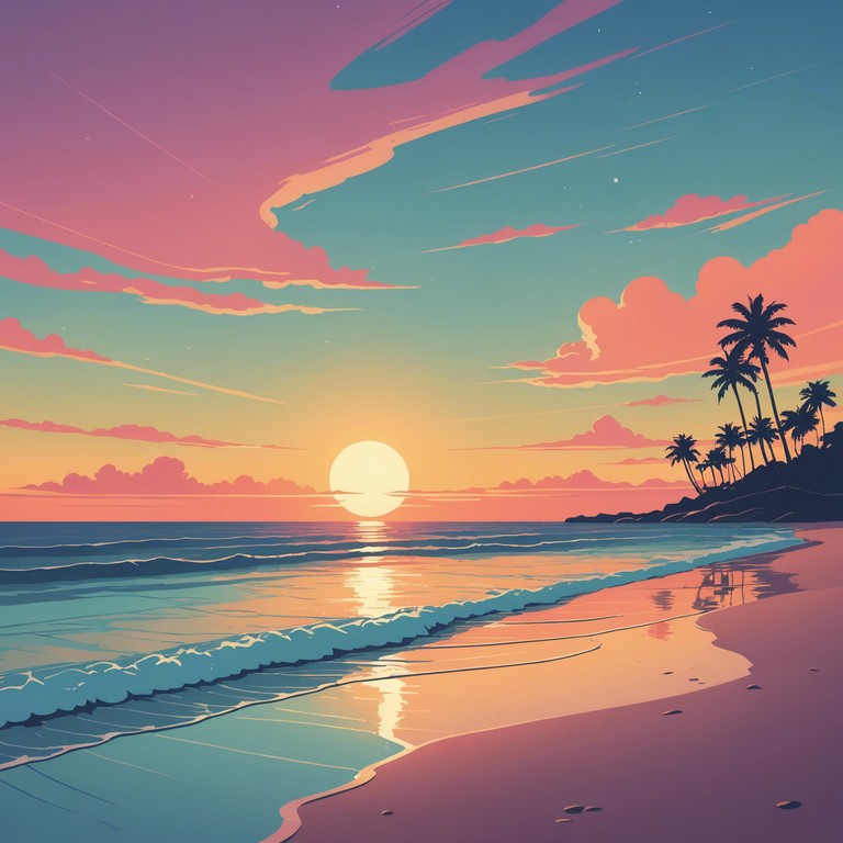 Imagine a serene sunset on a secluded island, where slow, rhythmic beats blend with the gentle wash of the ocean; a lofi track that captures the essence of relaxation and the unique flair of exotic locales.