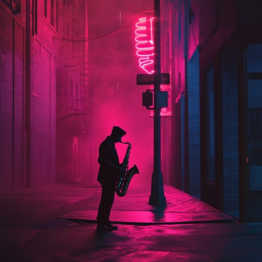 A smooth yet unsettling track combining lounge rhythms with anxious melodies, depicting the sleepless nights of a bustling city. The saxophone's haunting tones over chilled beats create a captivating ambiance.