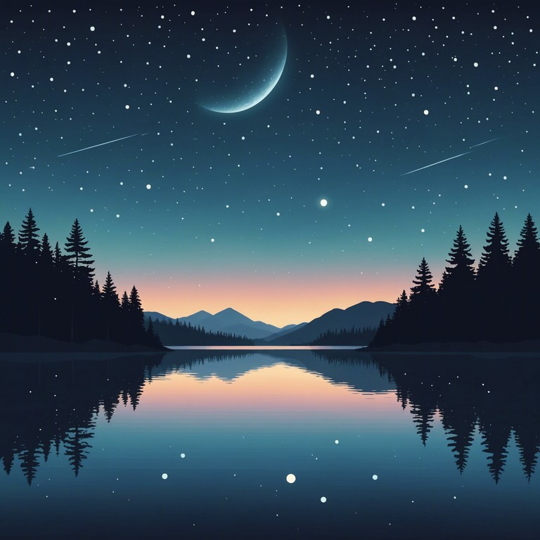 A gentle, flowing jazz piece accented with subtle, dreamy sax solos creating an almost hypnotic atmosphere, perfect for late night introspection or a relaxed evening. The track uses minimalistic style to enhance the feeling of late night tranquility and a sense of floating among stars.