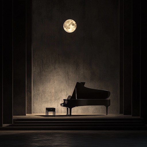 A melancholic yet soulful cabaret piece featuring a haunting piano melody, evoking the eerie elegance of a moonlit stage. The composition gradually builds, with dramatic crescendos encapsulating the sorrowful sentiments of a forgotten era, merging passion with a sense of despair.