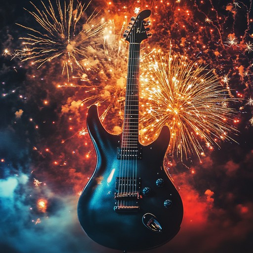 An instrumental hard rock track featuring powerful guitar riffs and driving rhythms, capturing the exhilarating feeling of victory and celebration.