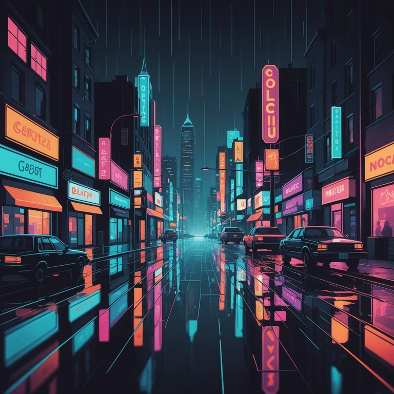 In this track, the blend of retro styles with sharp, modern adjunct influences creates an immersive soundscape that transports listeners back in time while remaining cutting edge. The carefully chosen electronic synthesizer sparkles atop a driving beat, evoking a nocturnal, neon drenched cityscape.