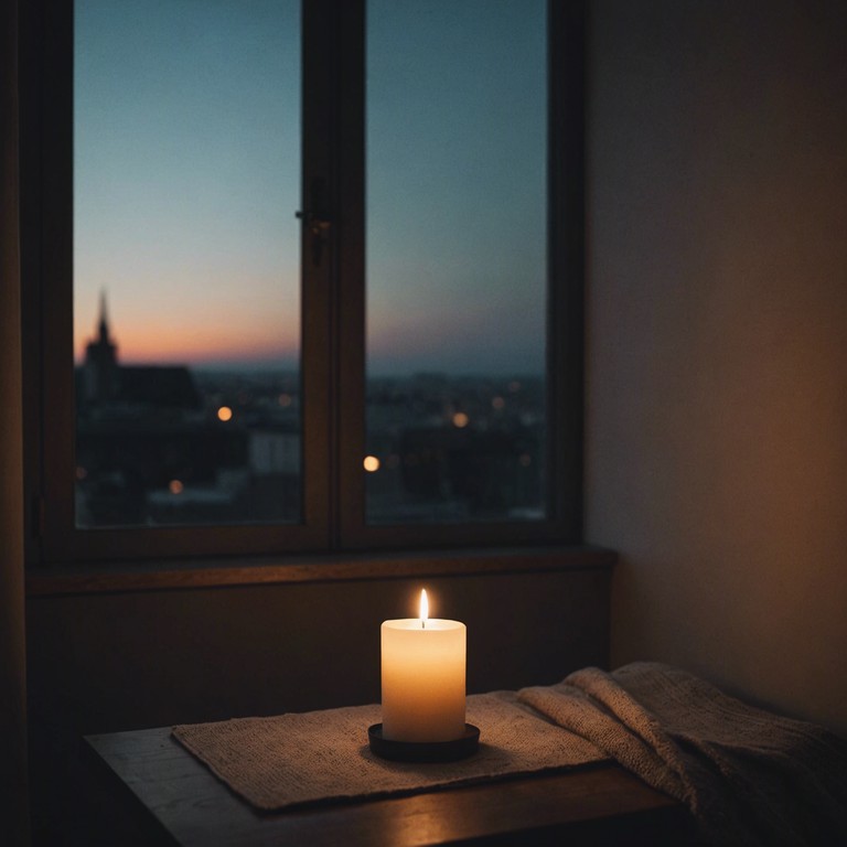 An alternative description focusing on the same gentle piano music that is ideal for unwinding after a long day, providing a serene backdrop to evenings spent at home or in quiet contemplation.