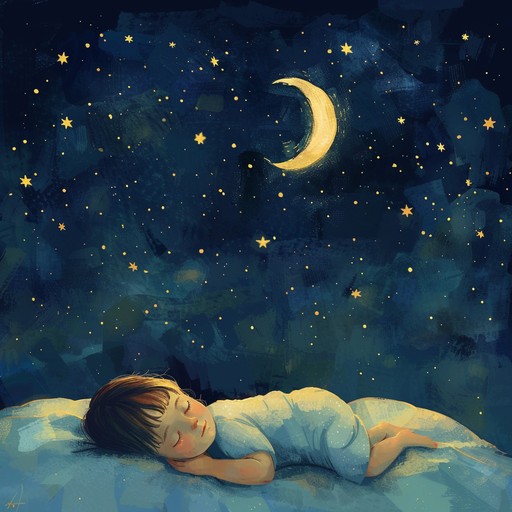 An instrumental lullaby that blends soothing melodies and sultry undertones, creating an enchanting and slightly mysterious atmosphere perfect for children's bedtime. This piece combines gentle piano with soft percussion to create a dreamy, comforting world with a touch of magical charm.