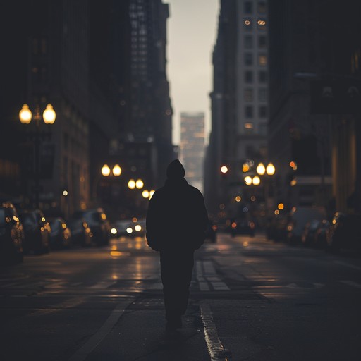 Wandering through urban twilight, soulful melodies intertwine with gritty textures. Deep beats and distant hums evoke an introspective night journey, blending mystery and reflection in shadowed pathways.