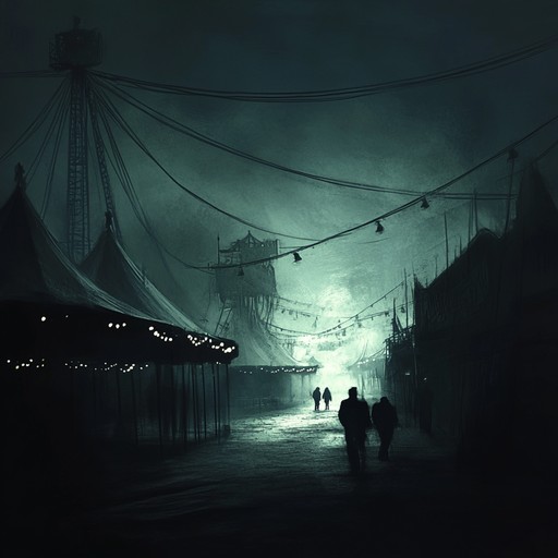 Step into a twisted carnival where eerie and unsettling melodies guide you through a nightmarish circus of shadows and grotesque figures. The sinister sounds of this cabaret will keep you on the edge, drawing you deeper into its haunting world.