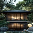 calm instrumental reflecting essence of japanese garden tranquility