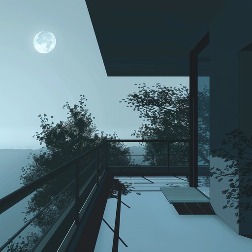 A combination of deep resonant strings and atmospheric dub elements creates an alluring soundscape perfect for depicting scenes of nocturnal romance or the quiet reflection of moonlit solitude. This track invites the listener into a world of deep connection and complex emotional landscapes, surrounded by the subtle whispers of the night.
