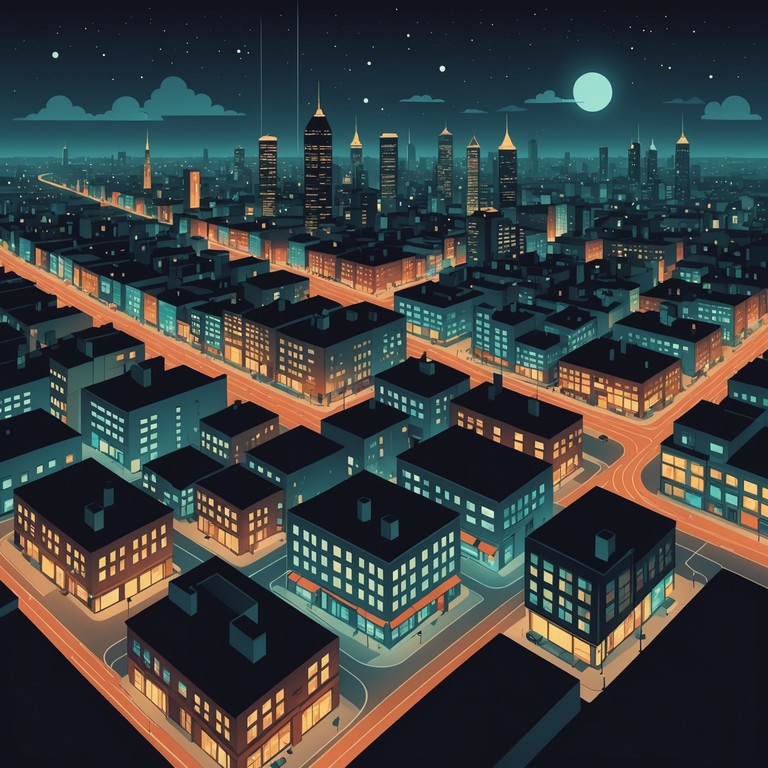 This track combines the deep, emotive tones of soul music with the upbeat, pulsating rhythms of dancepop. It's designed to evoke feelings of walking through a vibrant cityscape at night, with each beat mimicking the lights and energy of a bustling downtown. The music creates an immersive atmosphere incorporating smooth transitions and a catchy hook that’s both reflective and exhilarating.