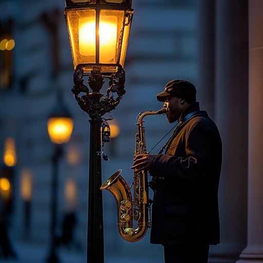 An inviting blend of smooth jazz and soul elements featuring soulful saxophone melodies that create a reflective and tranquil atmosphere, perfect for those serene evening moments. The mellow rhythms and nostalgic tones wrap around listeners, encouraging peaceful reflection.