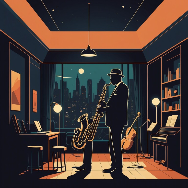 The track features a soulful saxophone delivering introspective melodies over a soft, jazz inspired backdrop. Perfect for moments of reflection or quiet evening ambience.