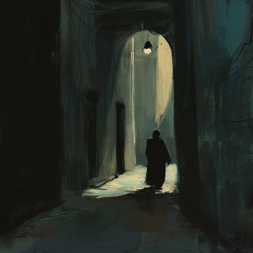 Eerie synths intertwine with dreamy pads and deep bass, crafting a contemplative trap track perfect for late night urban introspection. The soundscape invites listeners to explore their inner thoughts amidst a mysterious cityscape.