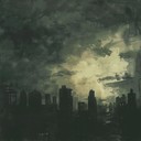 dark, edgy grunge instrumental evoking urban anxiety and unease