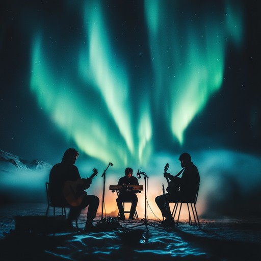 Invigorating suomipop song embracing the essence of freedom under aurora borealis. The track features electrifying rhythms and lush melodies, reflecting the magical night sky. It’s a sonic journey celebrating free spirited life, where every sound wave pulses with positivity and exuberance.