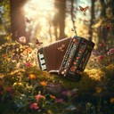 cheerful accordion tune embodying fun in germany's lush woods