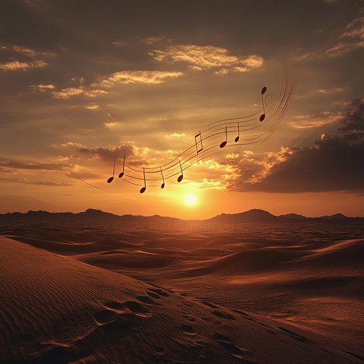 A classical violin composition that blends middle eastern musical traditions with western classical styles, creating an evocative piece that transports listeners to the heart of the desert, filled with mystery and passion.