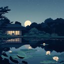 relaxing electronica inspired by serene japanese gardens at night.