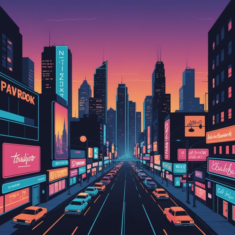 An energetic track that captures the vibrant pulse of urban life, using an electric piano to blend elements of jazz and modern electronic music. It's designed to evoke feelings of wandering through neon lit streets during a lively night out.