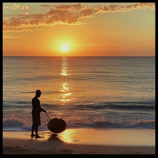 **a soothing instrumental piece that evokes the gentle caress of an island breeze. The soft, melodic calypso rhythms blend seamlessly with tranquil percussions, creating an intimate atmosphere perfect for relaxation and reflection. The music carries echoes of the ocean, bringing a sense of warmth and serenity.**