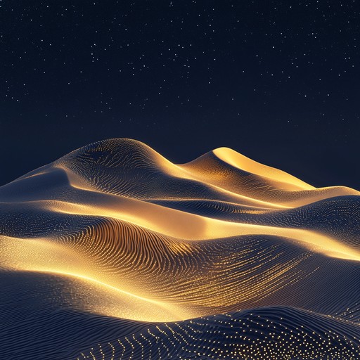 Immerse yourself in a hypnotic edm track that evokes the vastness and mystery of a desert night. Pulsing electronic beats and ethereal synths create an otherworldly experience, guiding you through shimmering mirages and the endless sands.