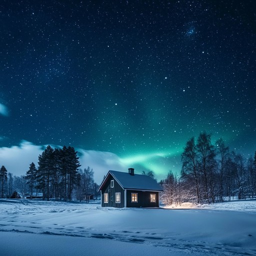 Dive into the euphoric vibes of a finnish dance pop tune inspired by aurora borealis. Laden with joyful melodies and electric guitar riffs, it captures the liveliness of nightly celebrations under the northern lights.