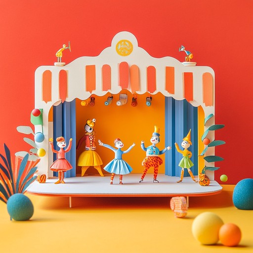 With a melodic composition evoking the charm of a classic puppet theater, this track uses dynamic accordion passages and playful rhythm shifts, drawing listeners into a vibrant, whimsical world perfect for playful performances