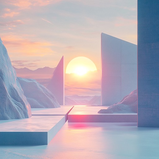 Experience an uplifting journey through bright beats and serene melodies, evoking a sense of optimism and euphoria in a futuristic digital landscape