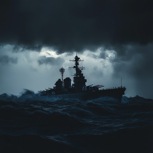 An instrumental track that captures the raw power and steely resolve of the russian navy, blending intense rhythms with haunting melodies to evoke the feeling of cruising under stormy skies.