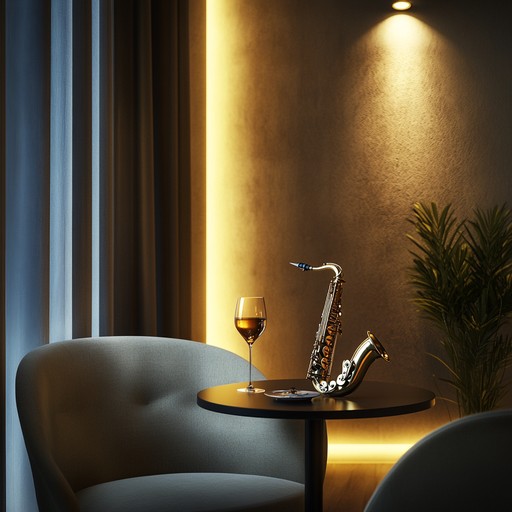 An instrumental lounge piece featuring smooth saxophone melodies that evoke the elegance and serenity of the city at night. Perfect for unwinding and sophisticated settings.