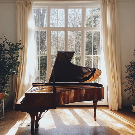 This instrumental jingle features a delicate piano melody intertwined with soft string harmonies, creating an elegant and uplifting atmosphere. The gentle progression evokes feelings of serenity and sophistication, perfect for upscale branding or moments of quiet reflection.