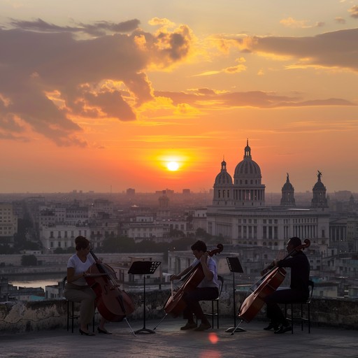 Layered with afro cuban beats and delicate guitar strums, this piece transports listeners to a moonlit evening in havana. The romantic melodies entwine with rhythmic percussion, making it an ideal backdrop for a serene yet passionate night.