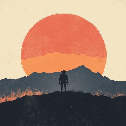 An instrumental piece that captures the growing anxiety of a lone traveler in the desolate western frontier, with haunting melodies and tense rhythms that evoke the feeling of unease beneath the vast skies.