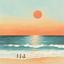 soft electro tones, perfect for a relaxed beach day