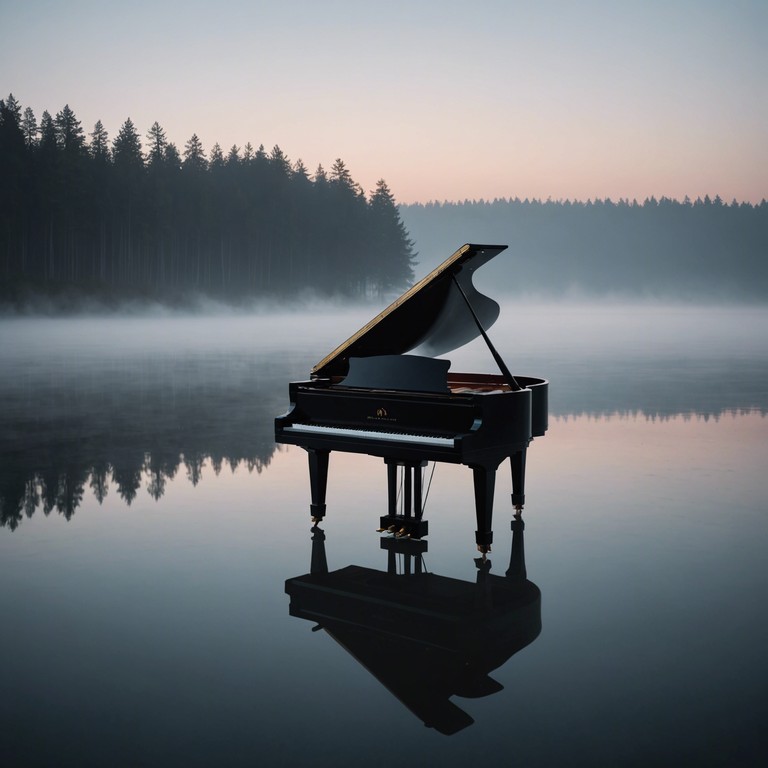 A composition that uses the deep tonal contrast of the piano to craft a narrative that feels at once serene and disturbing, perfect for introspective and suspenseful moments.