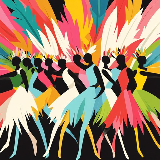 Immerse in the vibrant joy of an afro cuban carnival, where playful and spirited rhythms invite everyone to dance. The music bursts with life, melding traditional afro cuban beats with buoyant melodies that make hearts soar and feet move. Ideal for celebrating the exuberance of life in a festive atmosphere