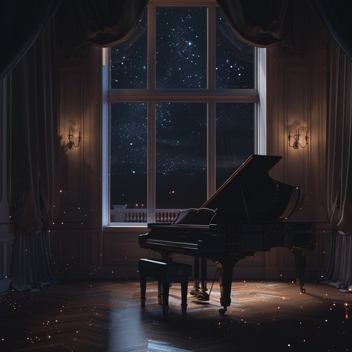 A hauntingly beautiful piano composition drenched in melancholia, capturing the essence of yearning and lost love. Lingering melodies and gentle dynamics create an atmosphere of deep introspection and emotional resonance, reminiscent of a sleepless night lost in memories.