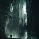 melancholic motifs in a haunting, gothic atmosphere.