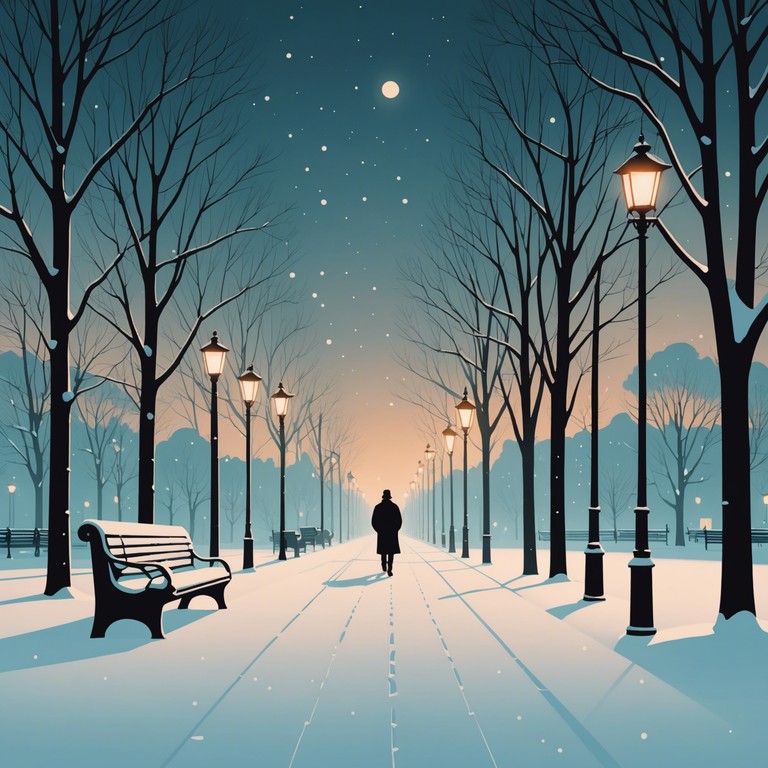 This instrumental piece captures the solemn mood of someone experiencing loneliness during the joyful holiday season. The music slowly builds from a quiet, introspective start to a rich, emotionally charged crescendo, using simple melodies that evoke a sense of longing and introspection.