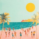 bright, upbeat tune for summer beach party fun