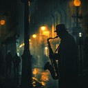 smooth jazz melody evoking deep, emotional nighttime vibes