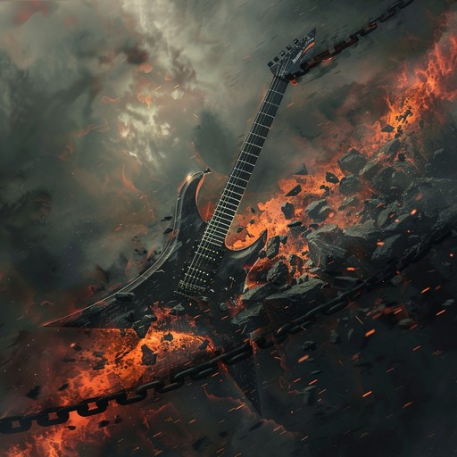 Explosive guitar riffs and pounding drums drive a powerful anthem of liberation. This dynamic instrumental track captures the essence of breaking free from chains, defying authority, and empowering oneself. It combines intricate metal guitar solos with relentless rhythms to evoke a sense of fierce independence.