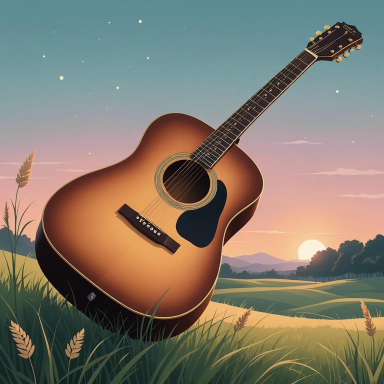 An instrumental journey that captures the gentle guitar notes as they blend with the evening breeze across the high plains, reflecting an escapade into the soul's quiet corners. Perfect for evoking reflection and solace.