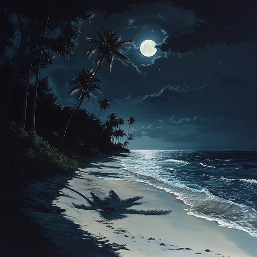 Picture a moonlit caribbean island haunted by ghostly whispers and eerie shadows. The melody is driven by calypso rhythms but layered with haunting, unsettling tones. The combination of steel drums and eerie ambient sounds adds a unique, creepy twist to the traditionally lively genre