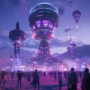 carnival soundscapes mixed with spacey synths and energetic beats