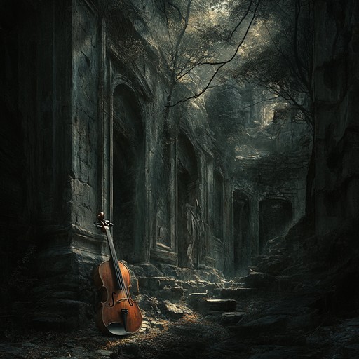 A mystical instrumental ballad inspired by ancient troubadour tales, featuring enchanting melodies and a hauntingly beautiful violin. This composition captures the essence of medieval storytelling, weaving an imaginary journey through forgotten forests and lost kingdoms.