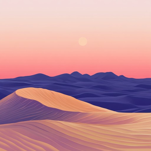 A captivating auditory journey exploring the quiet, ever changing dunes as winds sculpt the sand into melodic whispers. The subtle sounds evoke a peaceful yet haunting atmosphere, symbolizing the passage of time and the secrets buried beneath the sands.