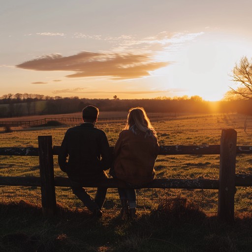 An earthy and tender tune that conveys the simplicity and romance of the heartland. The acoustic guitar's gentle strumming evokes images of wide open fields, golden sunsets, and the profound beauty of genuine love.