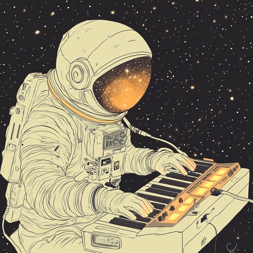 An unusual instrumental piece that merges funky grooves with galactic melodies, featuring synthesizer leads and rhythmic basslines that evoke images of traveling through the stars. The track is both nostalgic and futuristic, offering a unique listening experience.